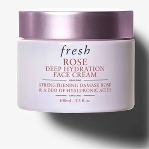 Rose & Hyaluronic Acid Deep Hydration Moisturizer 100 ml 3.3 fl oz New in Box